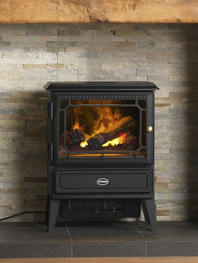 Next Dimplex Gosford Black Optimyst 2kW Electric Stove Fire- Buy online at McGrocer