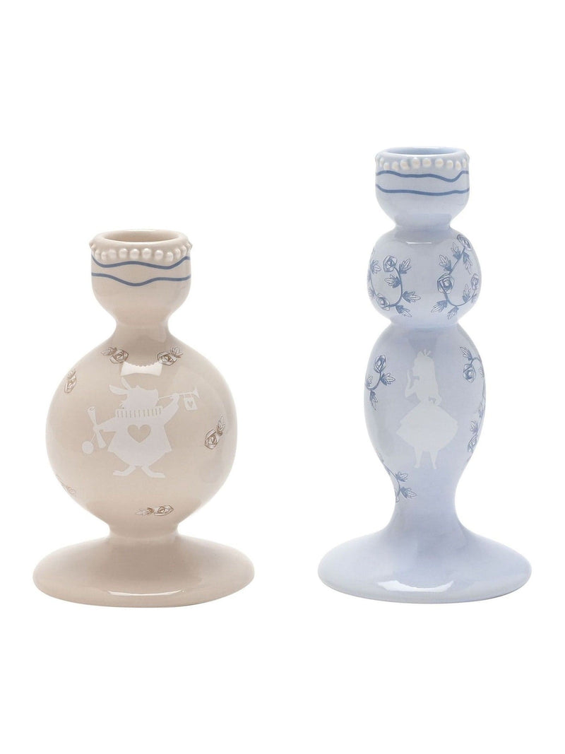 Widdop candle holders Disney Alice in Wonderland set of 2, UK version