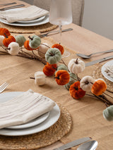 Next Scottish Everlastings Ltd Orange Velvet Pumpkin Garland 150cm- Buy online at McGrocer