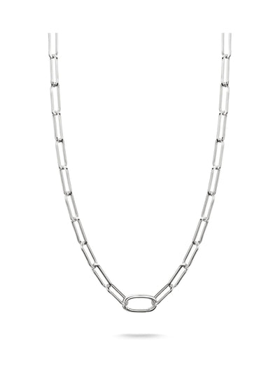 Next Thomas Sabo Silver Plated Connect Paperclip Link Necklace 50cm- Buy online at McGrocer
