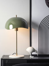 Next Leitmotiv Jungle Green Waved Dome Table Lamp- Buy online at McGrocer