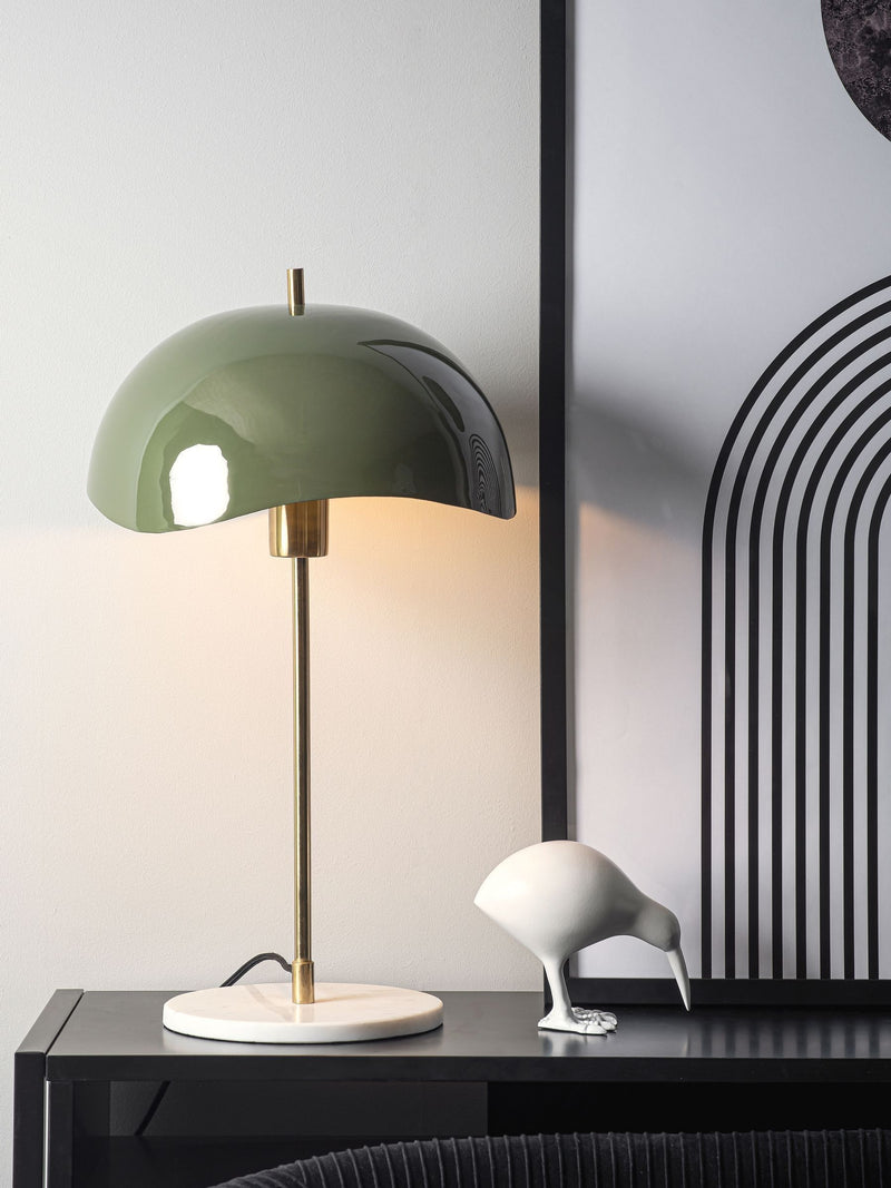 Leitmotiv Jungle Green waved dome table lamp (British brand)