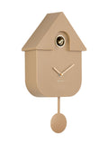 Karlsson mocha brown cuckoo wall clock 41cm, imported from the UK
