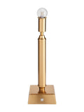 Gallery Home Tonie rechargeable table lamp aged brass (British brand)
