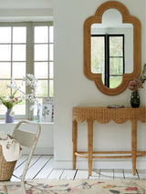 Next La Redoute Intérieurs Natural Rivia Rattan Mirror 120 x 73cm- Buy online at McGrocer