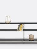 La Redoute black industrial bookshelf 70x140cm, UK version