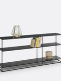 La Redoute black industrial bookshelf 70x140cm, UK version