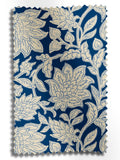 Land & Shore Rowallane blue floral roller blind, UK version