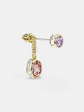 Swarovski Chroma drop earrings 18K gold plated (British brand)