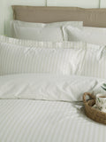 Sophie Allport set of 2 mint green stripe pillowcases, imported from the UK