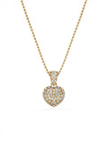 The Diamond Store heart lab diamond necklace 0.50ct - British product