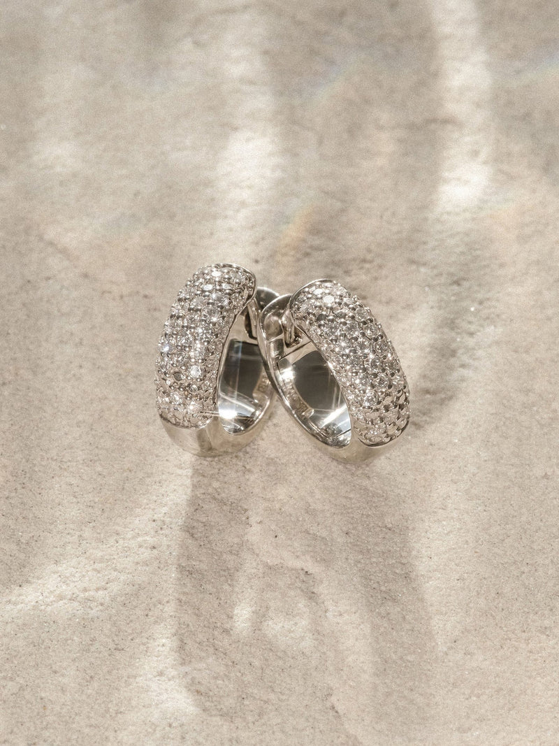 The Diamond Store huggies earrings 0.55ct, imported from the UK