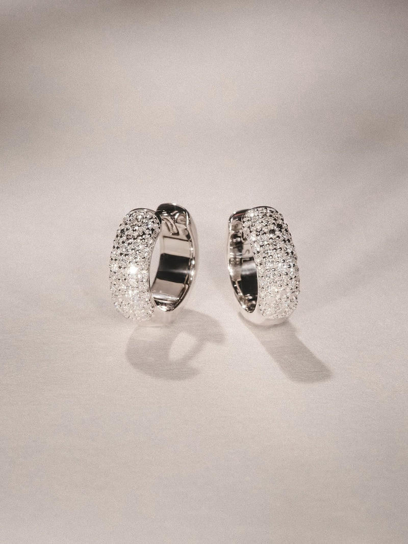 The Diamond Store huggies earrings 0.55ct, imported from the UK