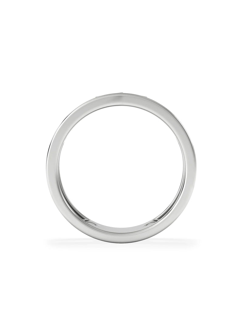 The Diamond Store sterling silver interlocking marquise stacking ring 0.25ct, UK version