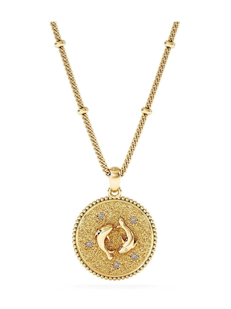 The Diamond Store Pisces zodiac necklace lab grown diamond, UK version