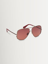 Next Max Mara Gold Metal Sunglasses- Buy online at McGrocer