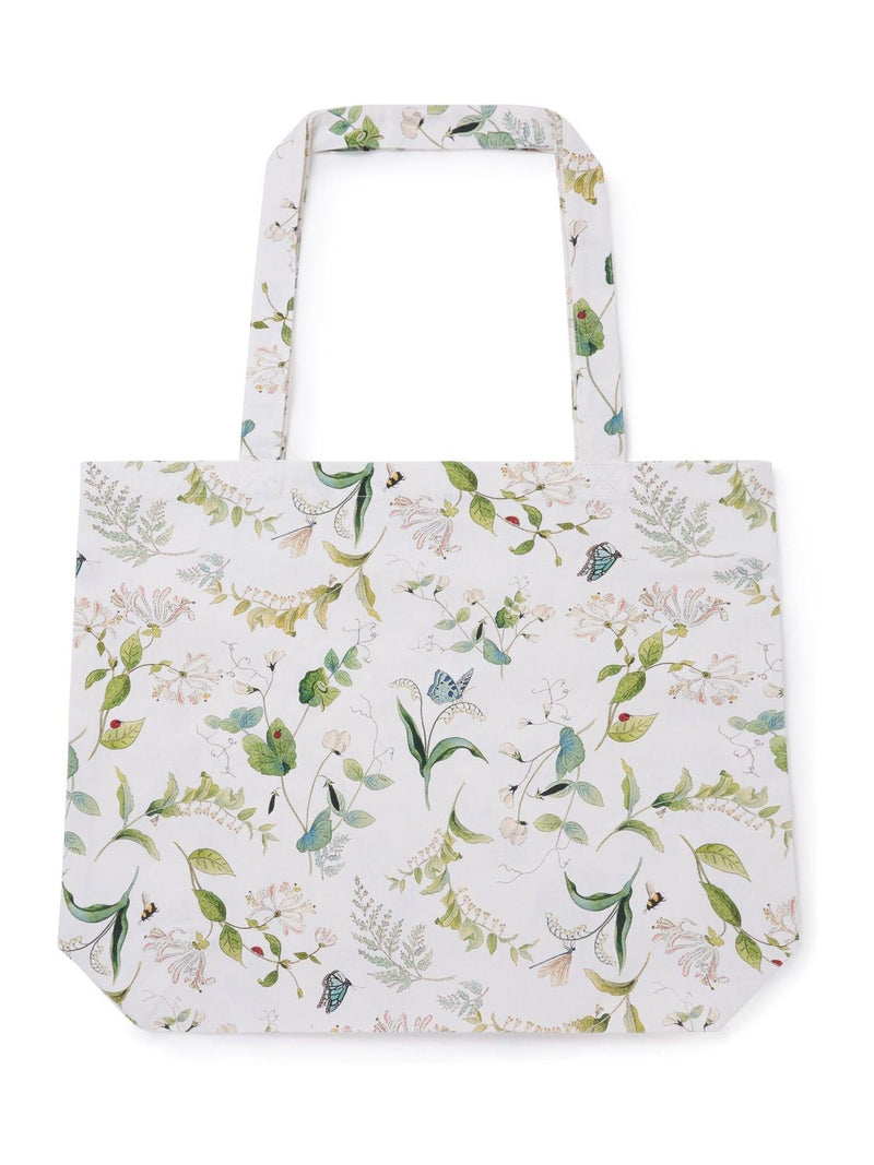 Sophie Allport off white wild floral tote bag (British brand)