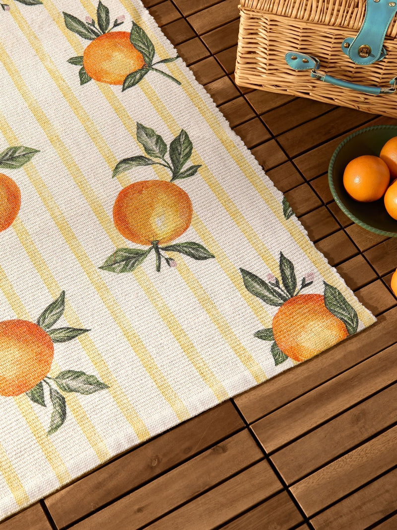 Furn Yellow Fruits Oranges rug 120x170cm (British brand)