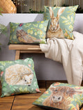 Evans Lichfield Highland cow outdoor cushion 43x43cm (British brand)