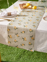 Next Furn Sage Fruits Lemons Indoor/Outdoor Table Runner- Buy online at McGrocer