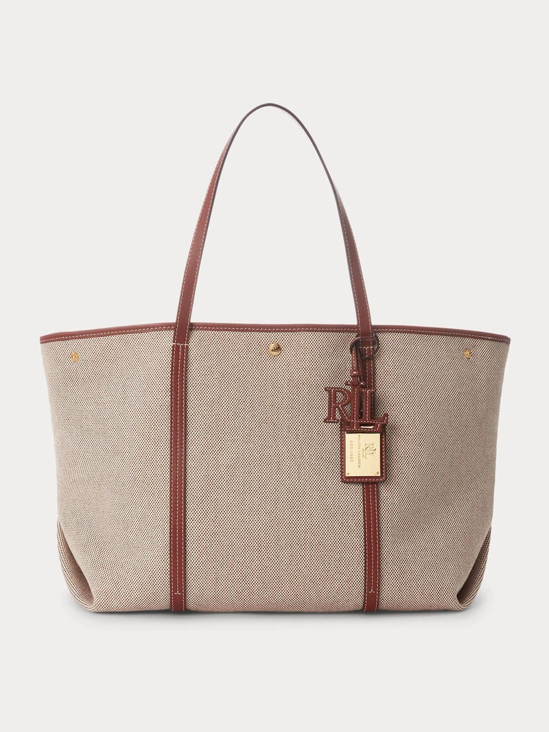 Lauren Ralph Lauren tote bag canvas leather (British brand)