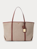 Lauren Ralph Lauren tote bag canvas leather (British brand)