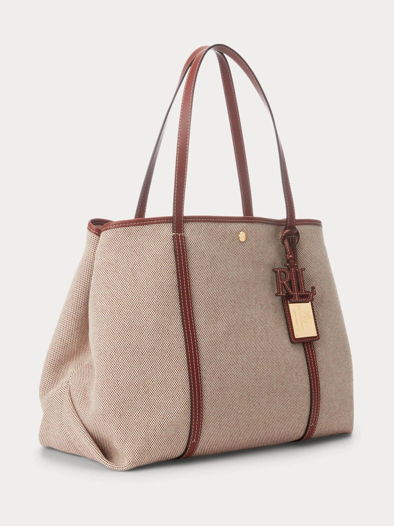 Lauren Ralph Lauren tote bag canvas leather (British brand)