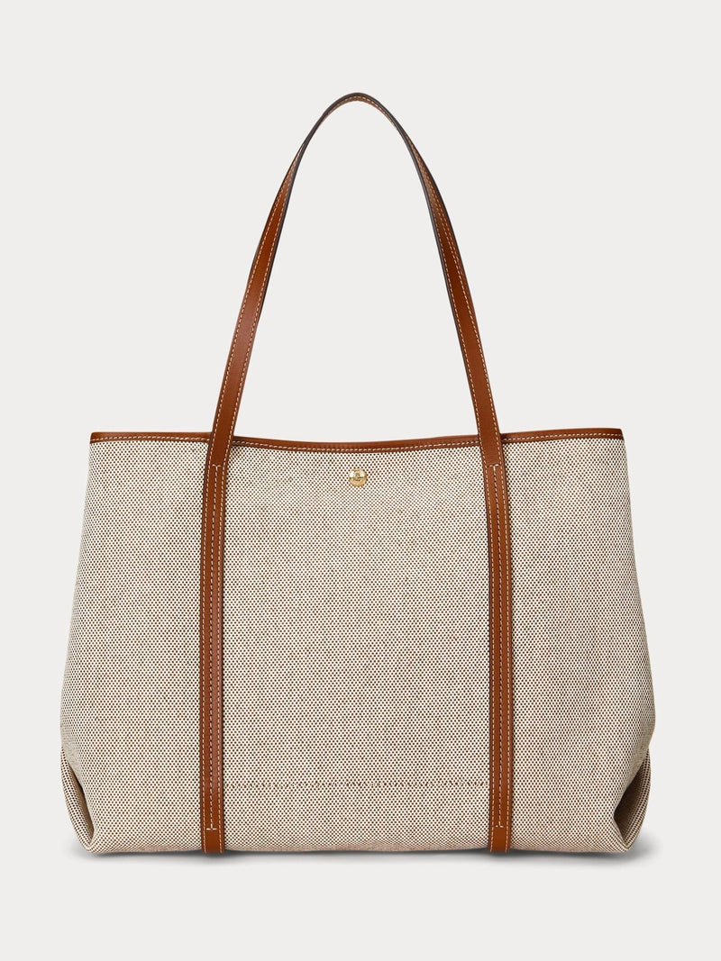 Lauren Ralph Lauren tote bag canvas leather (British brand)