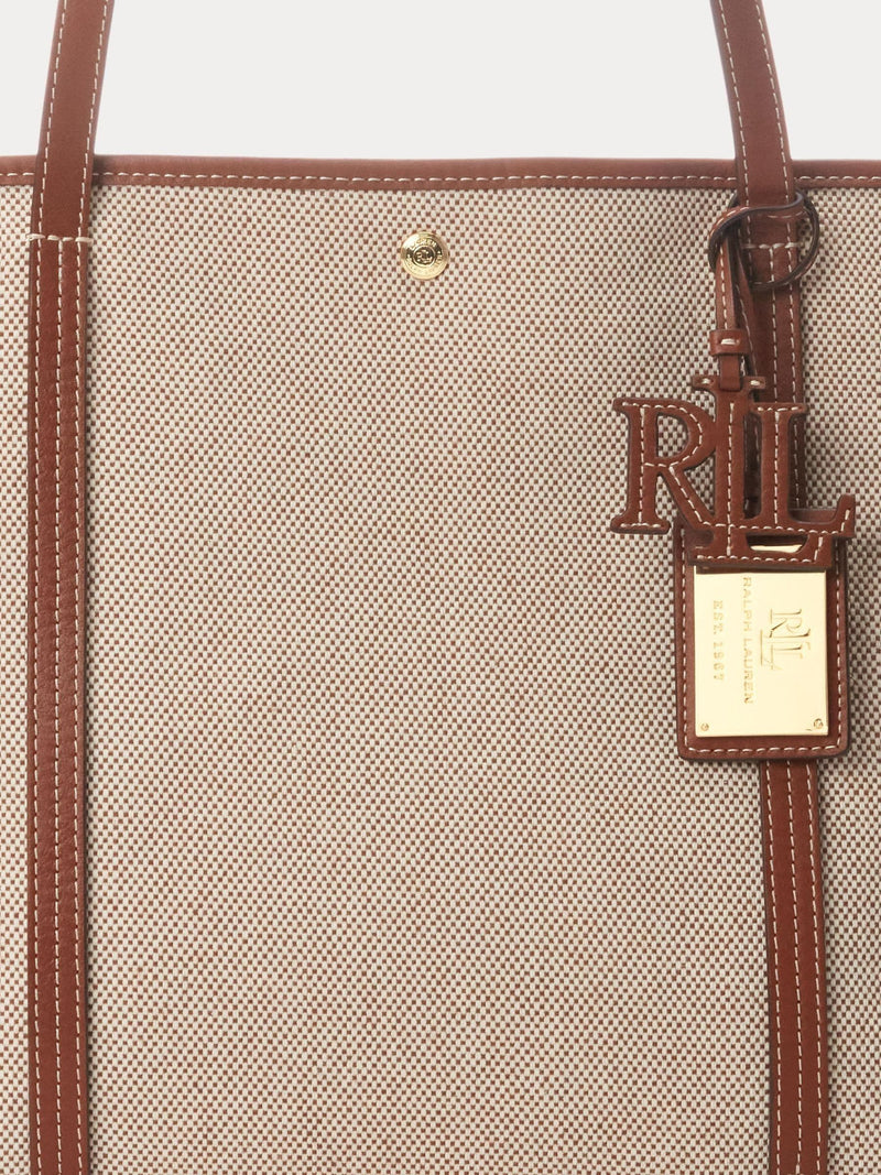 Lauren Ralph Lauren tote bag canvas leather (British brand)