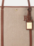 Lauren Ralph Lauren tote bag canvas leather (British brand)