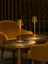 Next Searchlight Brass Hardy Rechargeable Table Lamp 2 Pack- Buy online at McGrocer