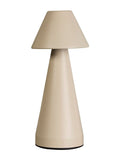 Searchlight cream mushroom rechargeable table lamp 2 pack - British product