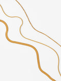 Mint Velvet gold tone triple layered necklace, UK version