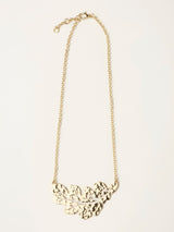 Next FatFace Gold Tone V&A Leaf Necklace 20cm- Buy online at McGrocer