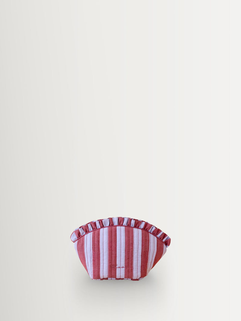 TBCo Lilac Stripe Crescent Wash Bag (British brand)