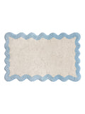 Furn Sky scalloped edge bath mat 50x80 cm, UK version