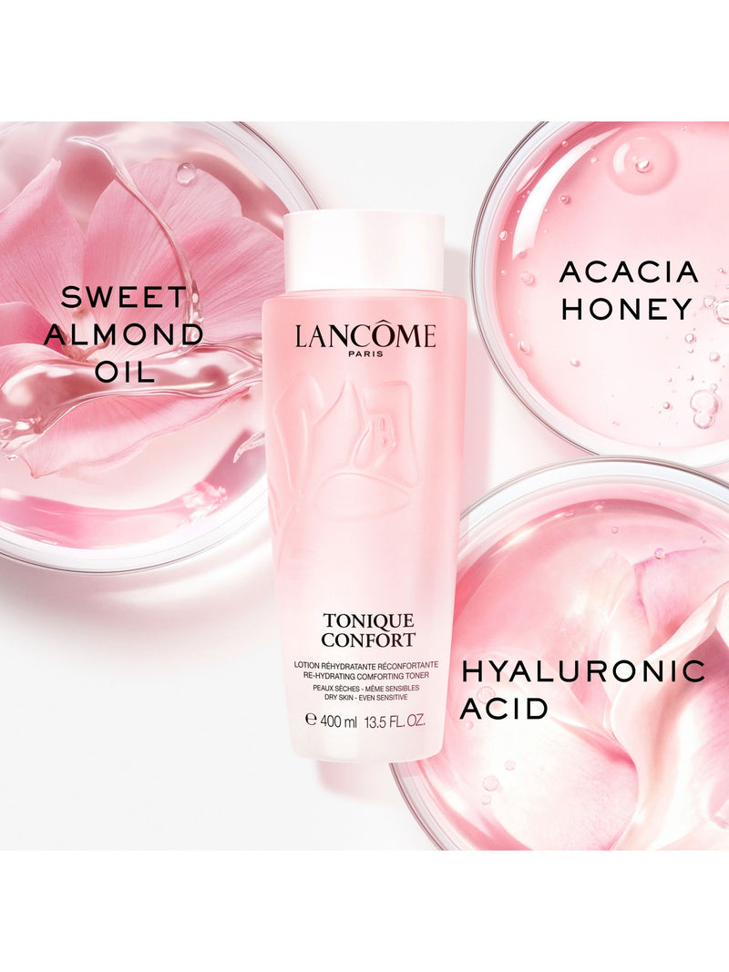 Lancôme Jumbo Cleanser Duo Set two 400ml bottles - British product