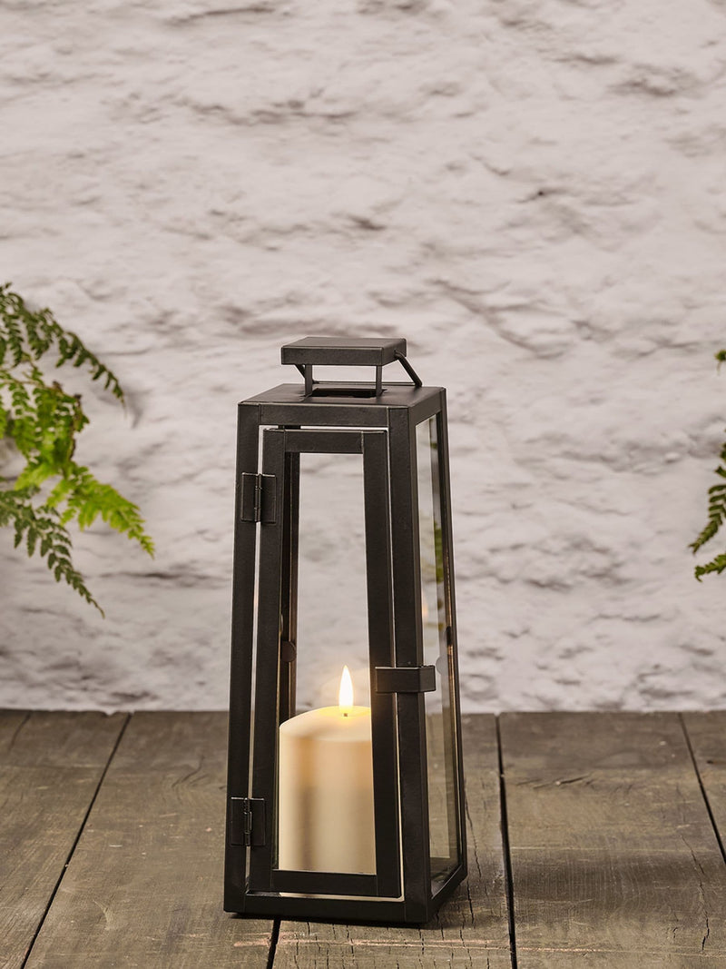 Lights4fun Porto Lantern Duo with TruGlow candles (British brand)