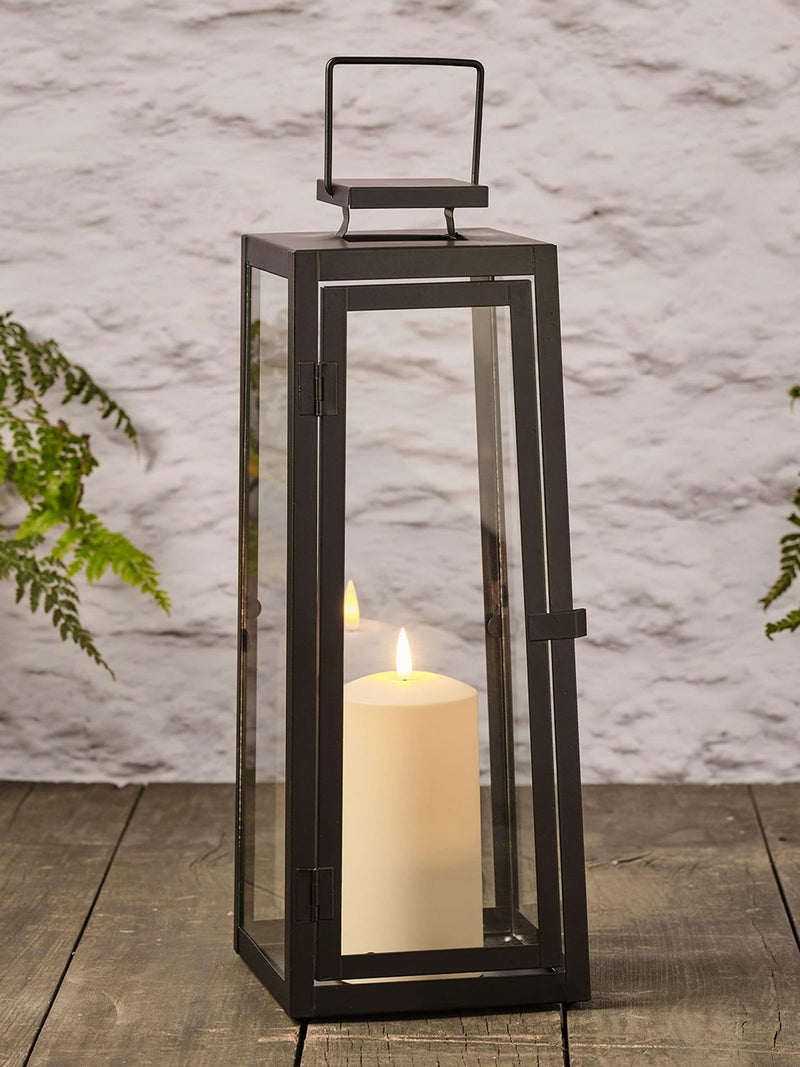 Lights4fun Porto Lantern Duo with TruGlow candles (British brand)