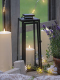 Lights4fun Porto Lantern Duo with TruGlow candles (British brand)