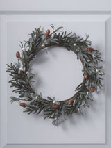 Next Lights4fun 40cm Classic Acorn & Winter Foliage Wreath- Buy online at McGrocer
