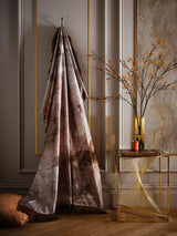 Next Laurence Llewelyn-Bowen Natural Venus Primavera Velvet Throw 130x180 cm- Buy online at McGrocer