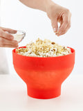 Lekue red silicone popcorn maker - British product