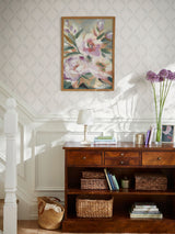 Next Laura Ashley White Landford Paintable Wallpaper 10m- Buy online at McGrocer