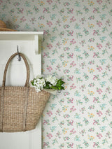 Next Laura Ashley Multi Keeleigh Posy Wallpaper 10m- Buy online at McGrocer