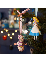 Next Widdop Disney Alice in Wonderland Alice and Cheshire Cat Hanging Christmas Decorations Set of 2- Buy online at McGrocer