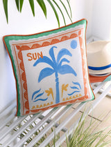 Next Fusion Soleil Palm Outdoor Water Resistant Filled Cushion 43cm- Buy online at McGrocer