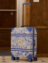 Next Joules Blue & White Toile De Jouy Boat Club Cabin Suitcase 54cm- Buy online at McGrocer