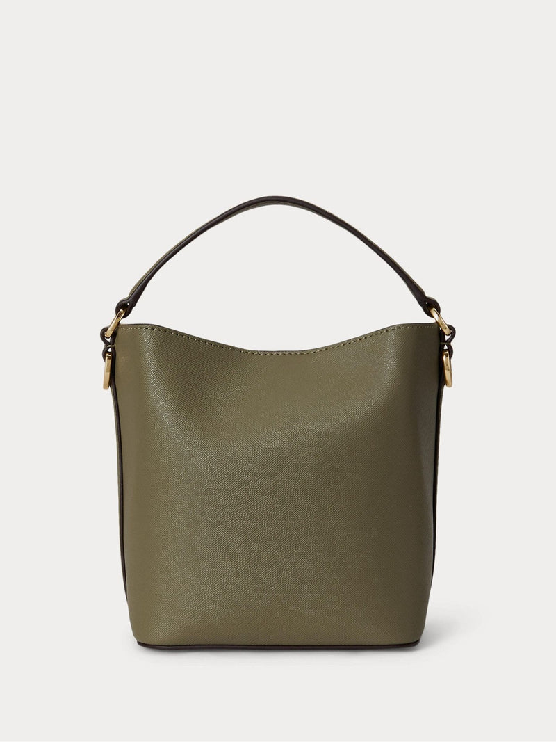 Lauren Ralph Lauren green small bucket bag, imported from the UK