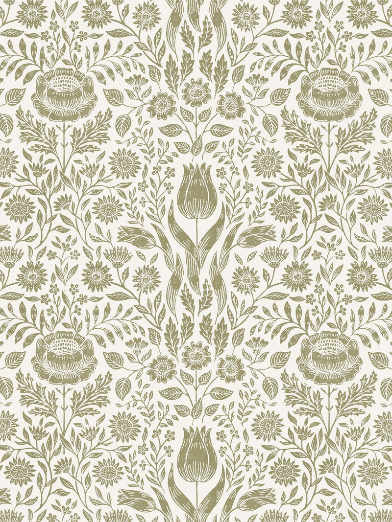 Laura Ashley Ashtead Damask wallpaper sample A4 - British product